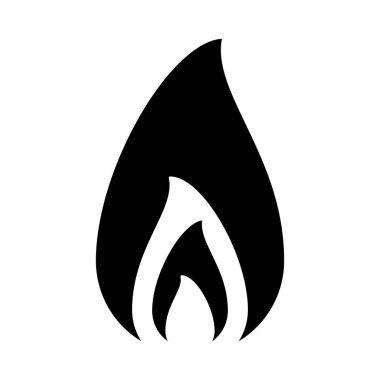 sıcak tasarım yanan siluet yangın alev