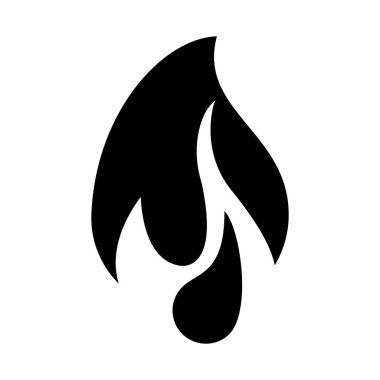 yanan ateş alev tasarım grafik siluet