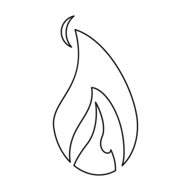 alev ateş parlayan sıcaklık hattı