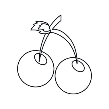 tatlı kiraz meyve anahat