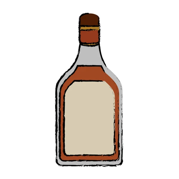 Tequila bottle, lime and salt shaker. — Stock Vector © lenkaserbina