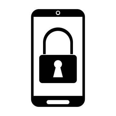 siluet smartphone güvenlik teknoloji gezinti