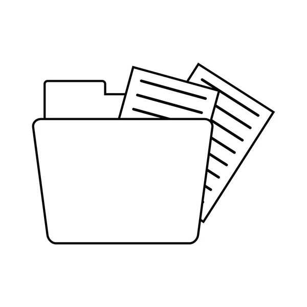Информация о файле папки — стоковый вектор