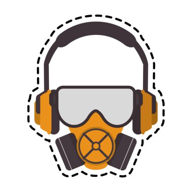 Maske kulaklık ve gözlük tasarımı