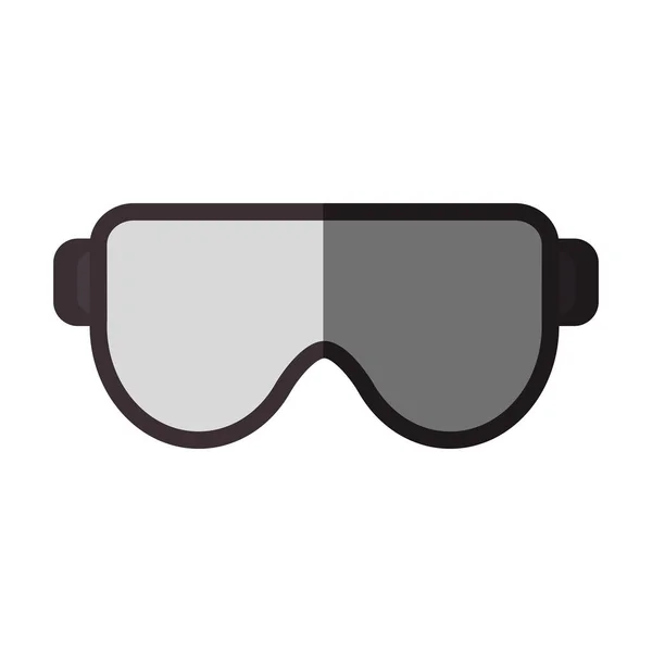 Gafas de diseño de seguridad industrial — Vector de stock