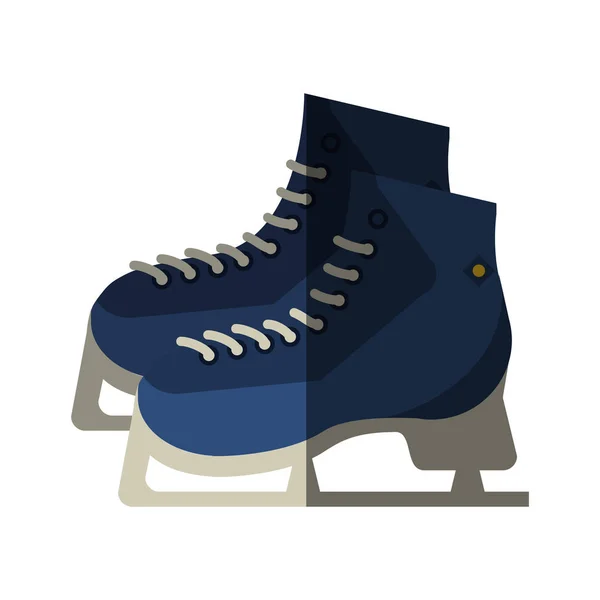 Design isolado de patins no gelo — Vetor de Stock