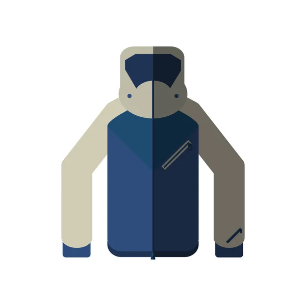 Chaqueta de diseño de tela de invierno — Vector de stock