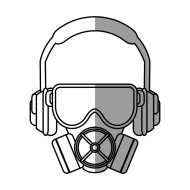 Maske gözlük ve kulaklık tasarım