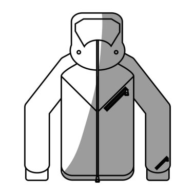 Kış kumaş tasarım izole ceket