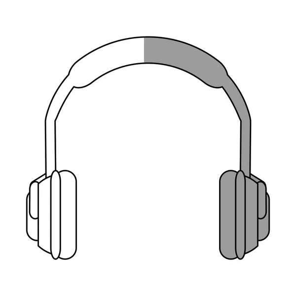 Kopfhörer mit industriellem Sicherheitsdesign — Stockvektor