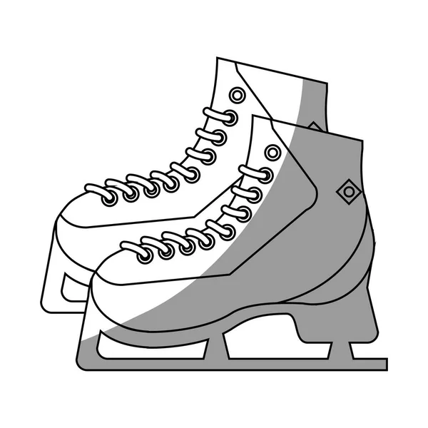 Isola o design de patins de gelo — Vetor de Stock