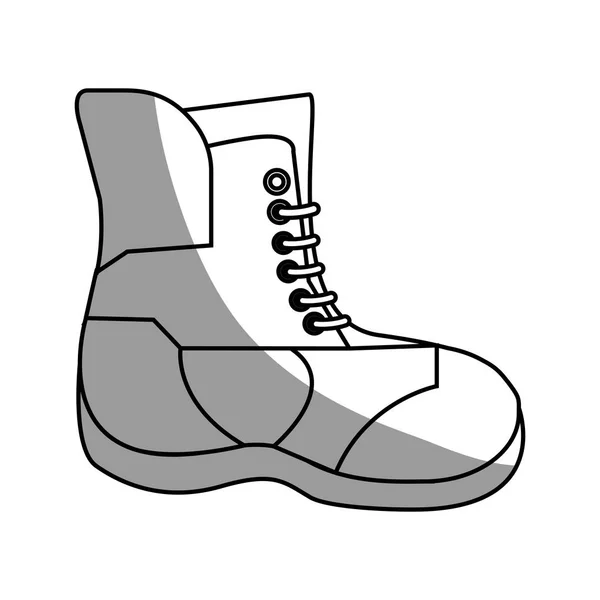 Isolerade boot vinter tyg design — Stock vektor