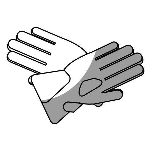 Απομονωμένη γάντια του σχεδίου υφασμάτων για χειμώνα — Διανυσματικό Αρχείο