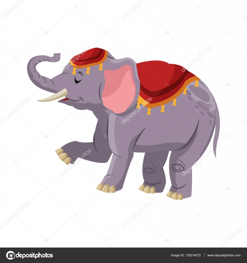 Isolated Circus Elephant Design Stock Vector C Jemastock
