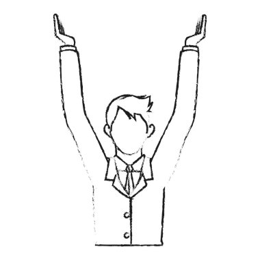 İzole iş adamı tasarım