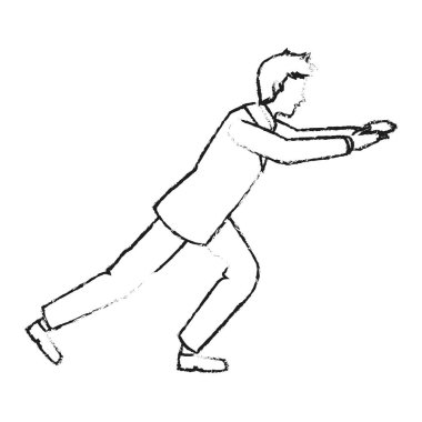 İzole iş adamı tasarım