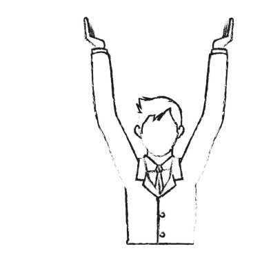 İzole iş adamı tasarım