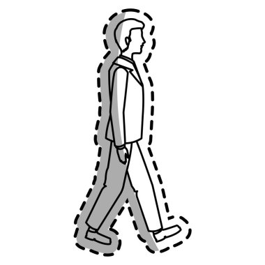 İzole iş adamı tasarım