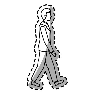 İzole iş adamı tasarım