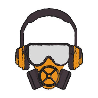 Maske kulaklık ve gözlük tasarımı