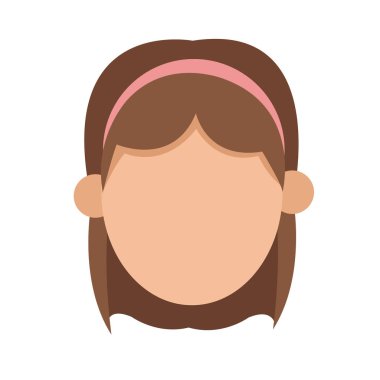 İzole kadın tasarım