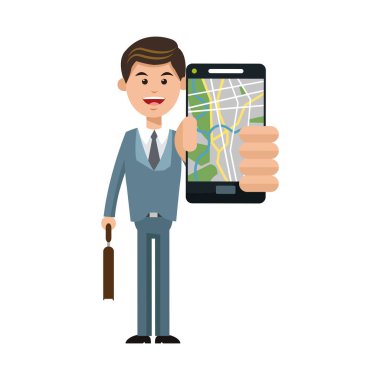 Adam ve smartphone gps app tasarım ile