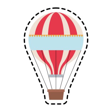 İzole sıcak hava balon tasarım