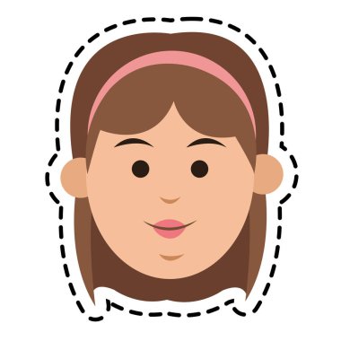 İzole kadın tasarım