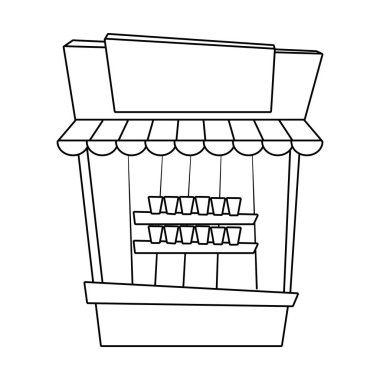 İzole karnaval oyun tasarımı
