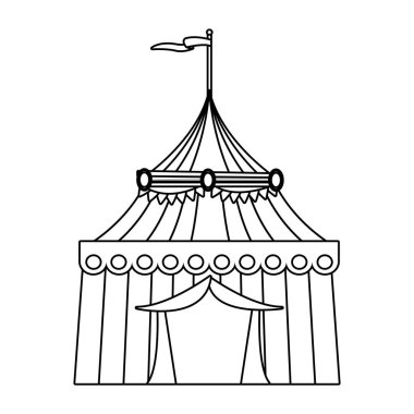 İzole karnaval çadır tasarım