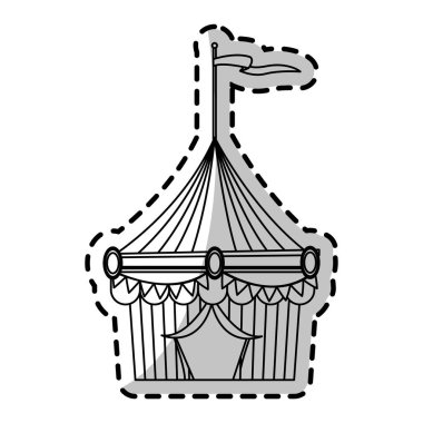 İzole karnaval çadır tasarım