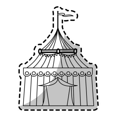 İzole karnaval çadır tasarım