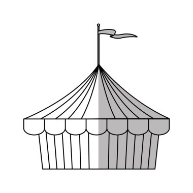 İzole karnaval çadır tasarım