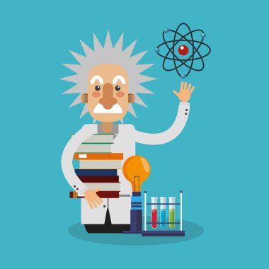 Renkli Einstein tasarım