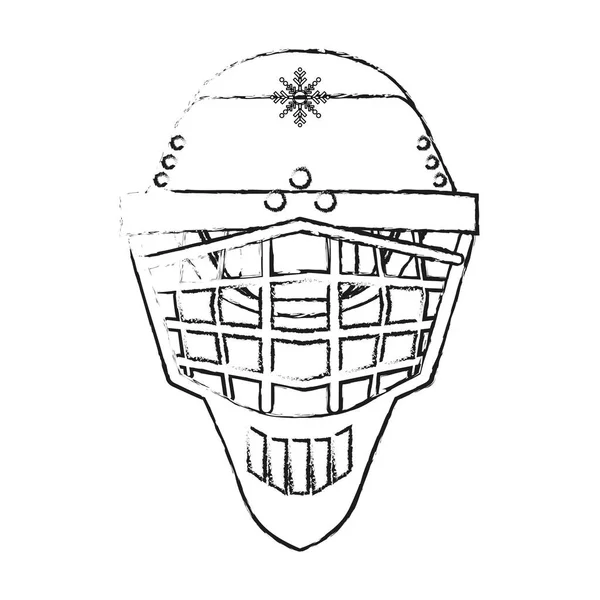 Зимний дизайн шлема — стоковый вектор