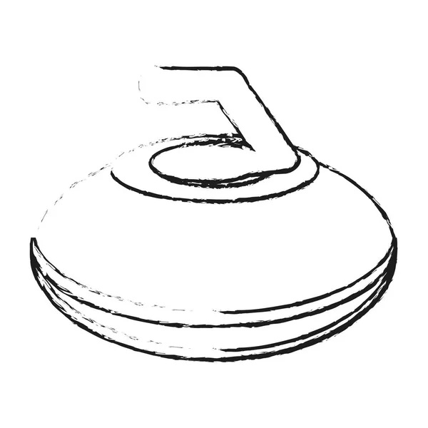 Конструкція ізольованих керлінг — стоковий вектор