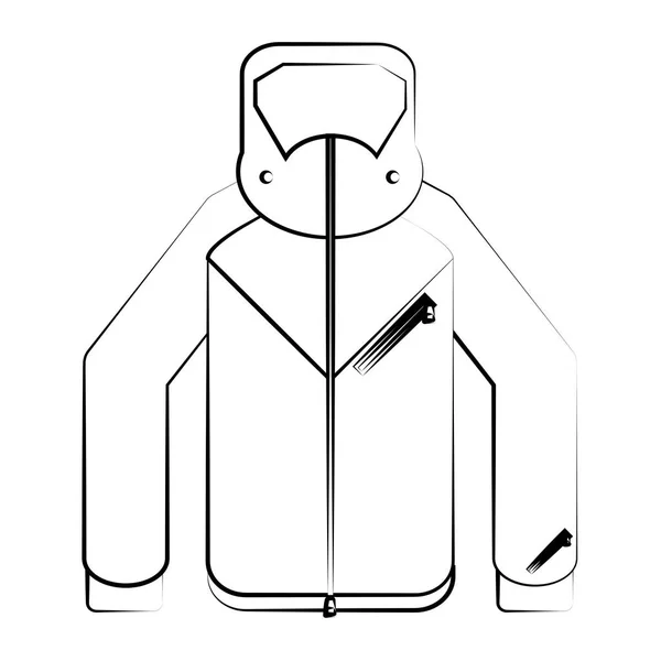 Chaqueta de diseño de tela de invierno — Vector de stock