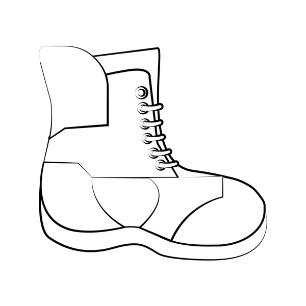 Boot of winter cloth design — Stock Vector