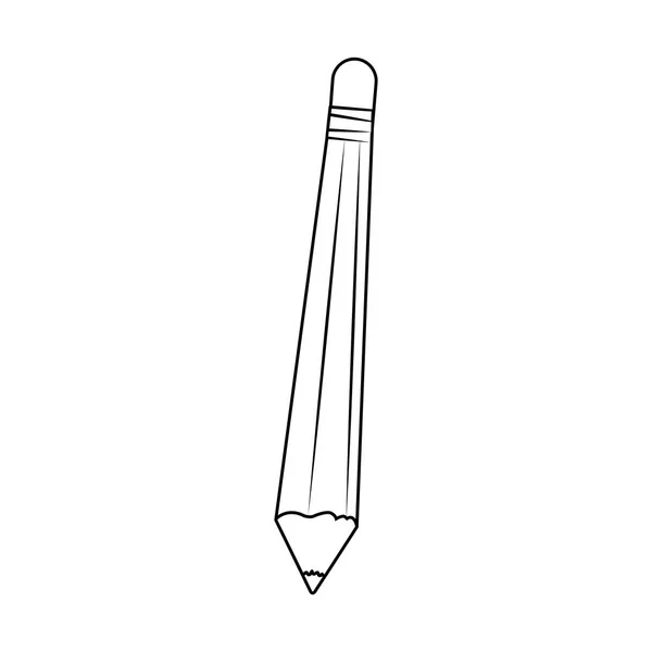 Isolerade penna verktyg design — Stock vektor