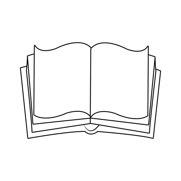 Diseño de libro aislado — Vector de stock