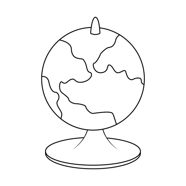 Diseño de esfera planetaria aislada — Vector de stock