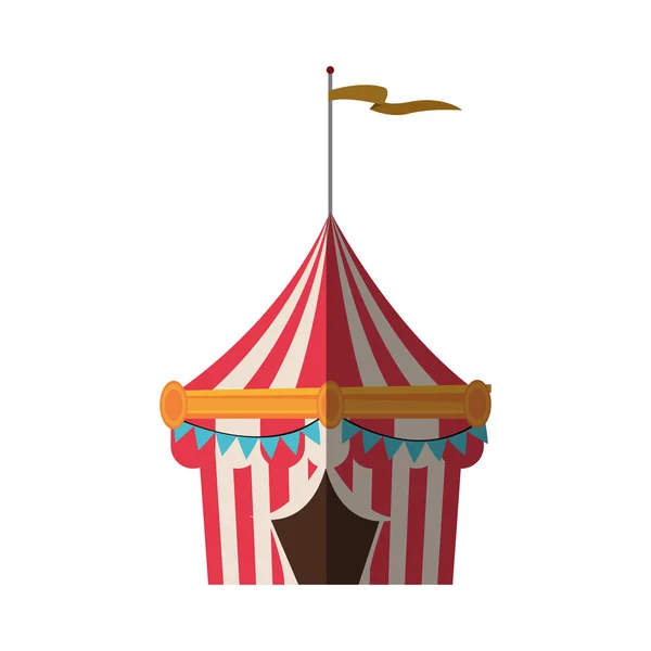 İzole karnaval çadır tasarım — Stok Vektör