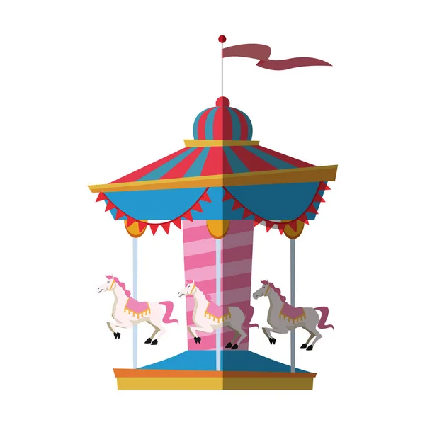 Απομονωμένη carousel design — Διανυσματικό Αρχείο
