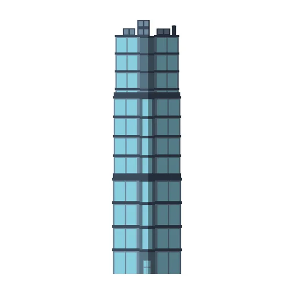 Isolierte Bauturmkonstruktion — Stockvektor