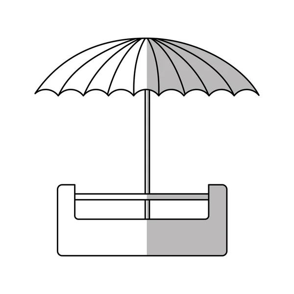 Conception de parapluie isolé — Image vectorielle