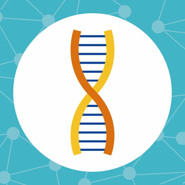 Барвистий ДНК і науковий дизайн — стоковий вектор