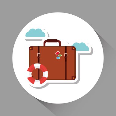 Tatil simgesi tasarım