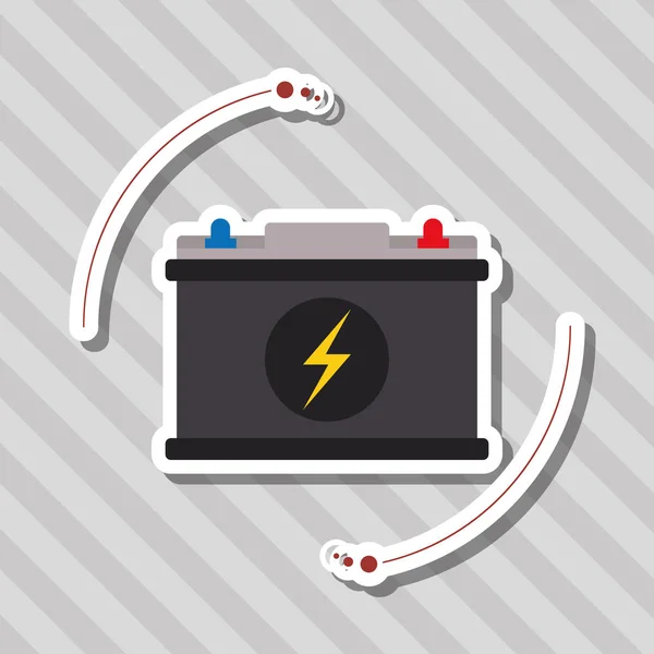 Design de ícone de bateria —  Vetores de Stock
