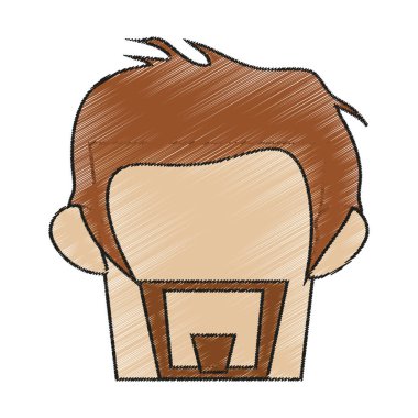 İzole hipster adam tasarım