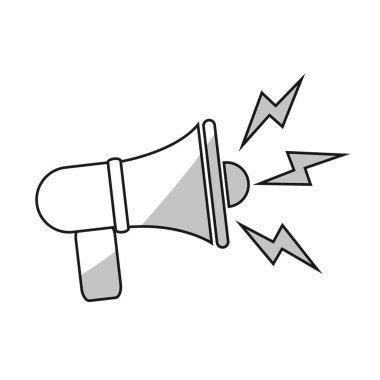 İzole megafon tasarım